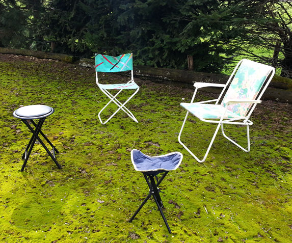 4 solides pliants vari�s en tr�s bon �tat 29 Saint-Clair-sur-Galaure (38)