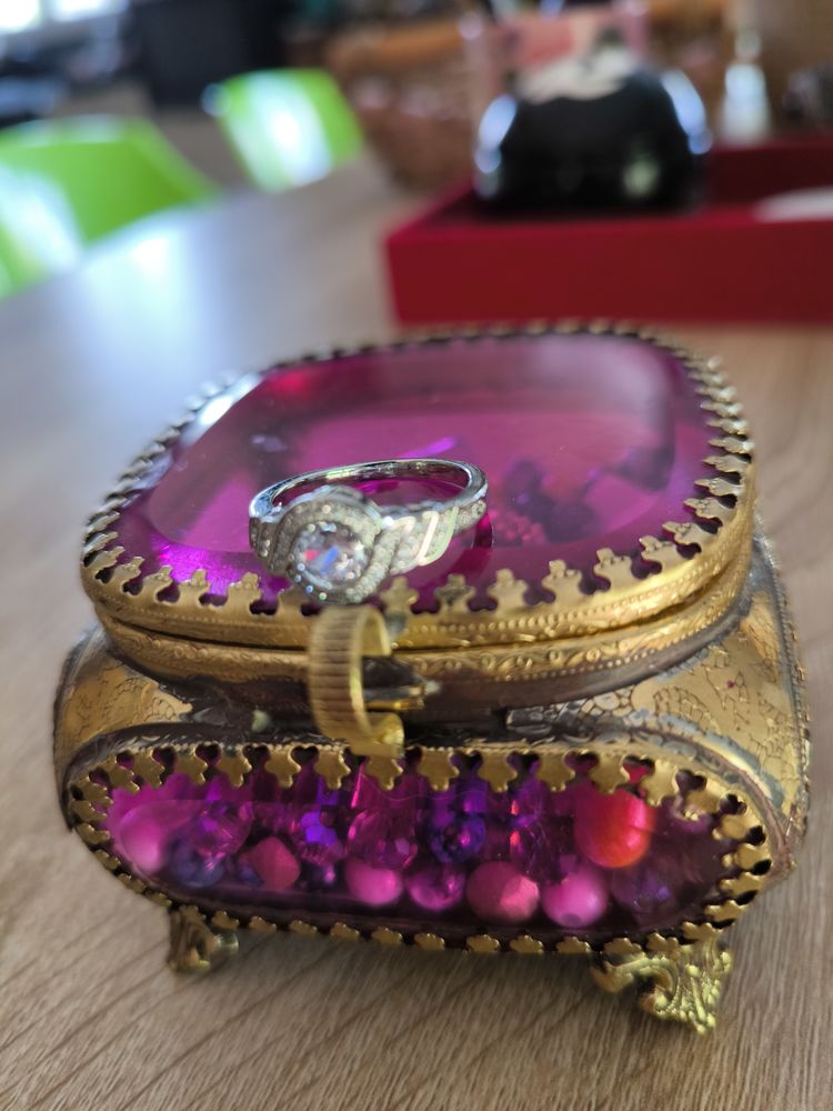 Solitaire art d�co cristaux Russe 40 Sillingy (74)