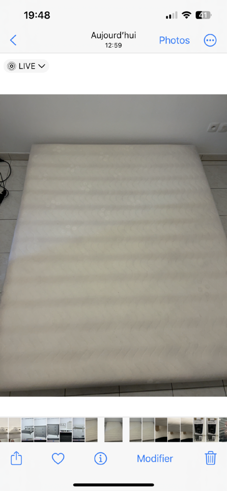 SOMMIER 160x200 CM AVEC PIEDS 30 Noisy-le-Sec (93)