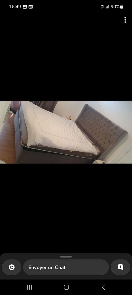 Lit + sommier +cadre de lit+ matelas 160�200 cm 700 Lys-lez-Lannoy (59)