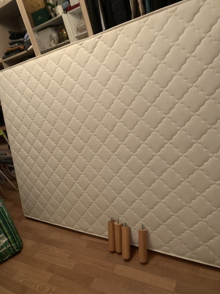 Sommier deux personnes avec pieds 35 Ballan-Mir� (37)