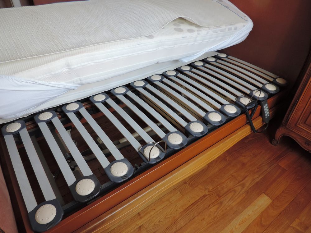 Sommier �lectrique double (2 x 70 cm) 40 Quettetot (50)