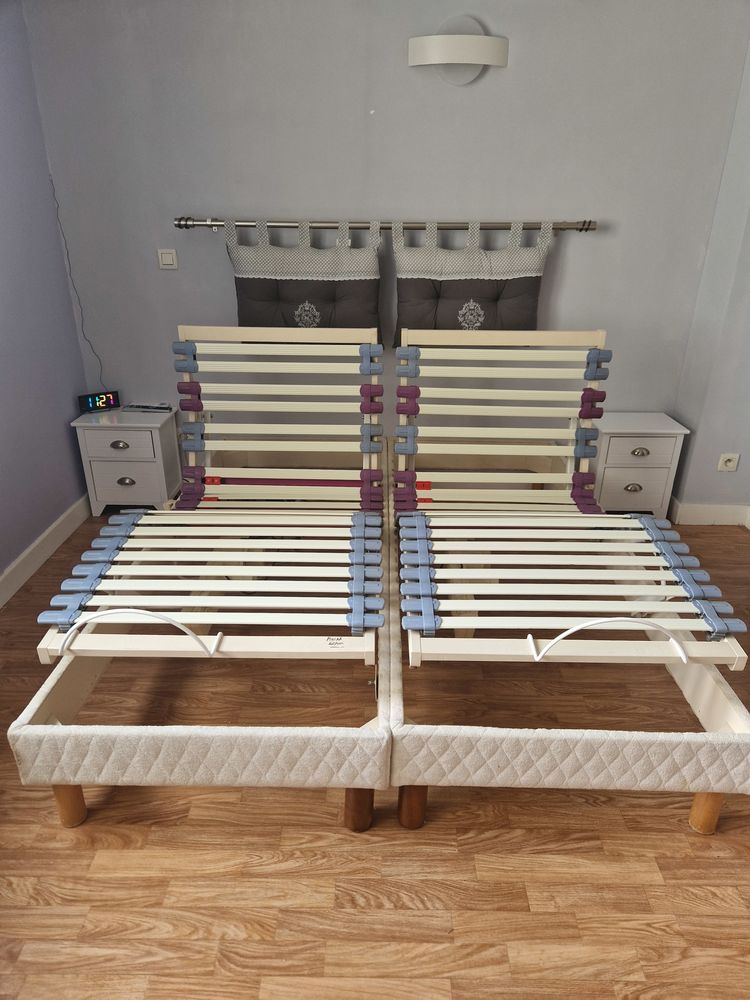 Sommier �lectrique � t�l�commande 80 x 200
avec matelas 0 Voiron (38)