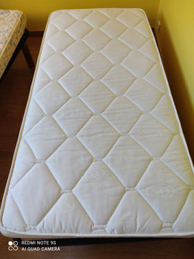 2 sommier 190*90 � lattes avec  matelas et couette 100 Sausset-les-Pins (13)