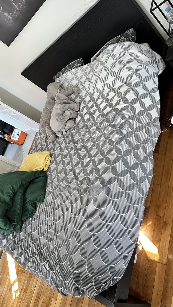 Lit, sommier, matelas et table de chevet 250 Paris 18 (75)