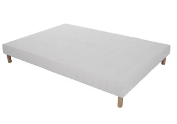 Sommier tapissier NEUF 140cm x 200cm avec pieds 120 Pl�my (22)