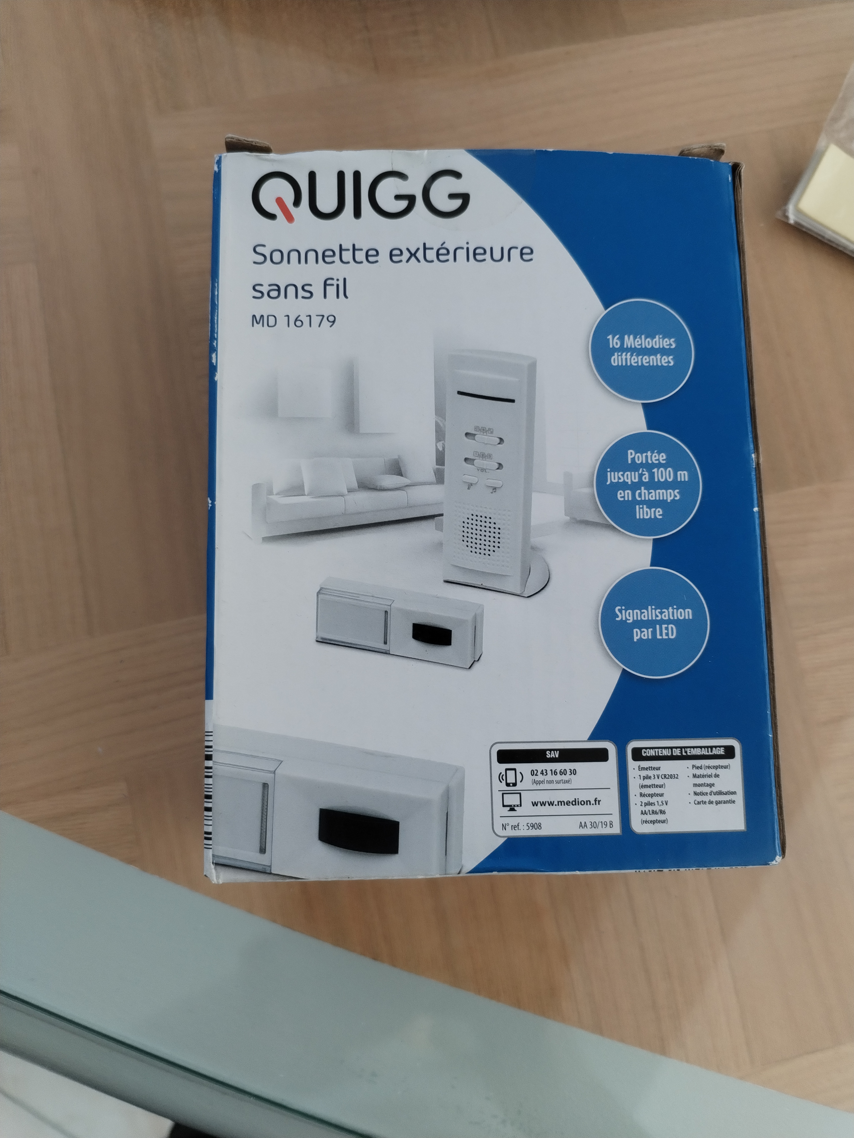 sonnette ext�rieure sans fil 5 Bruz (35)