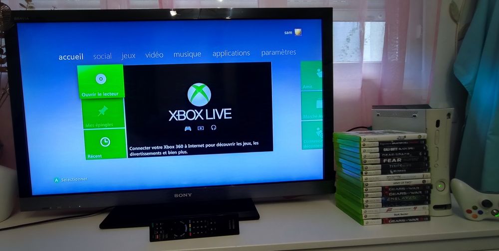 TV SONY BRAVIA LED 102 CM avec console XBOX et 18 JEUX 299 Grenoble (38)
