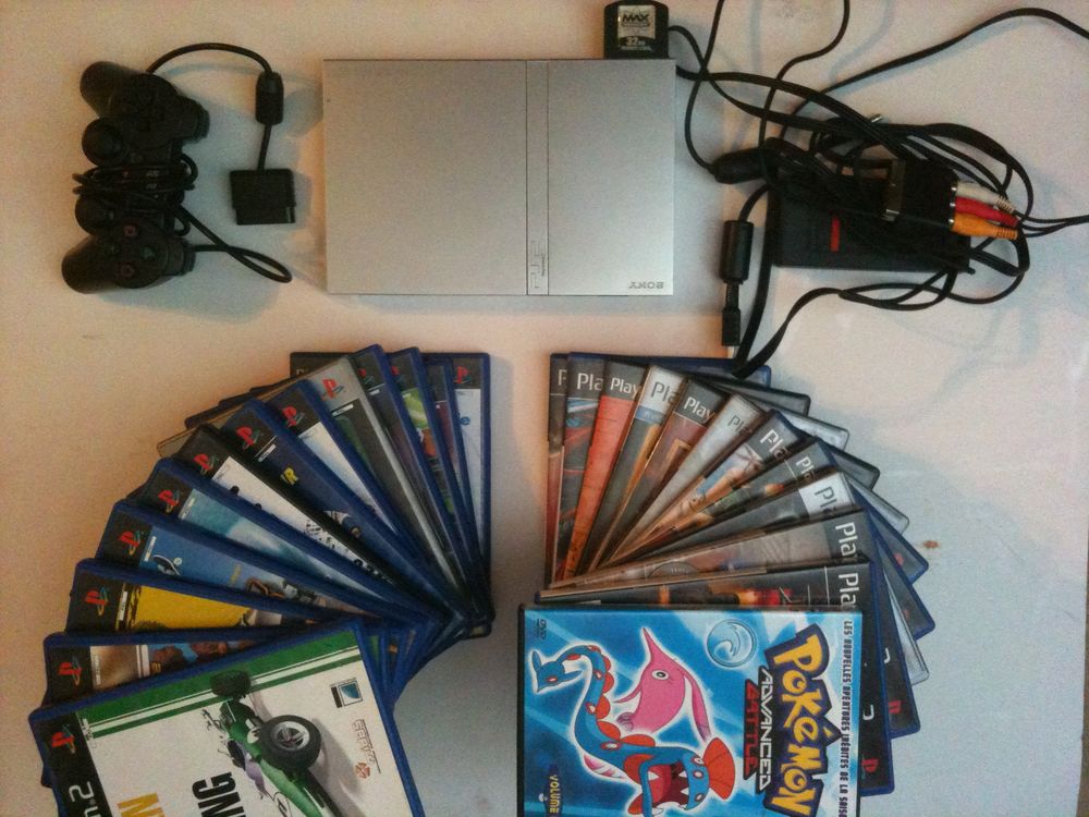 Sony PlayStation 2 slim aluminum 99 Alban (81)