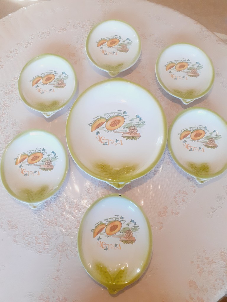 Lot de 6 soucoupes d�coratives � motifs fruitiers 10 Toulouse (31)