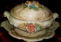 soupi�re ancienne avec plateau 0 Vertus (51)