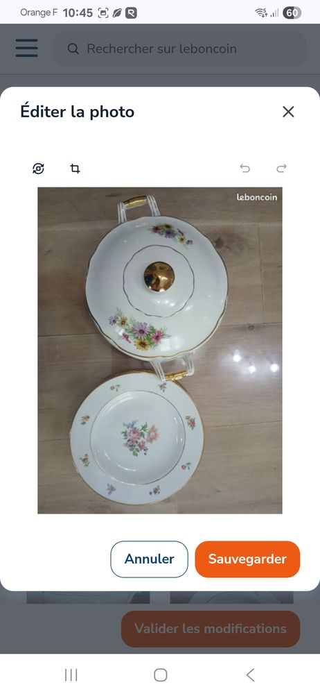 Soupiere et assiettes 35 Bertaucourt-Epourdon (02)