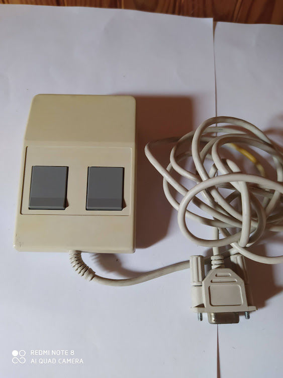 Souris vintage port s�rie carr� deux boutons pour vieux PC 15 G�vez� (35)