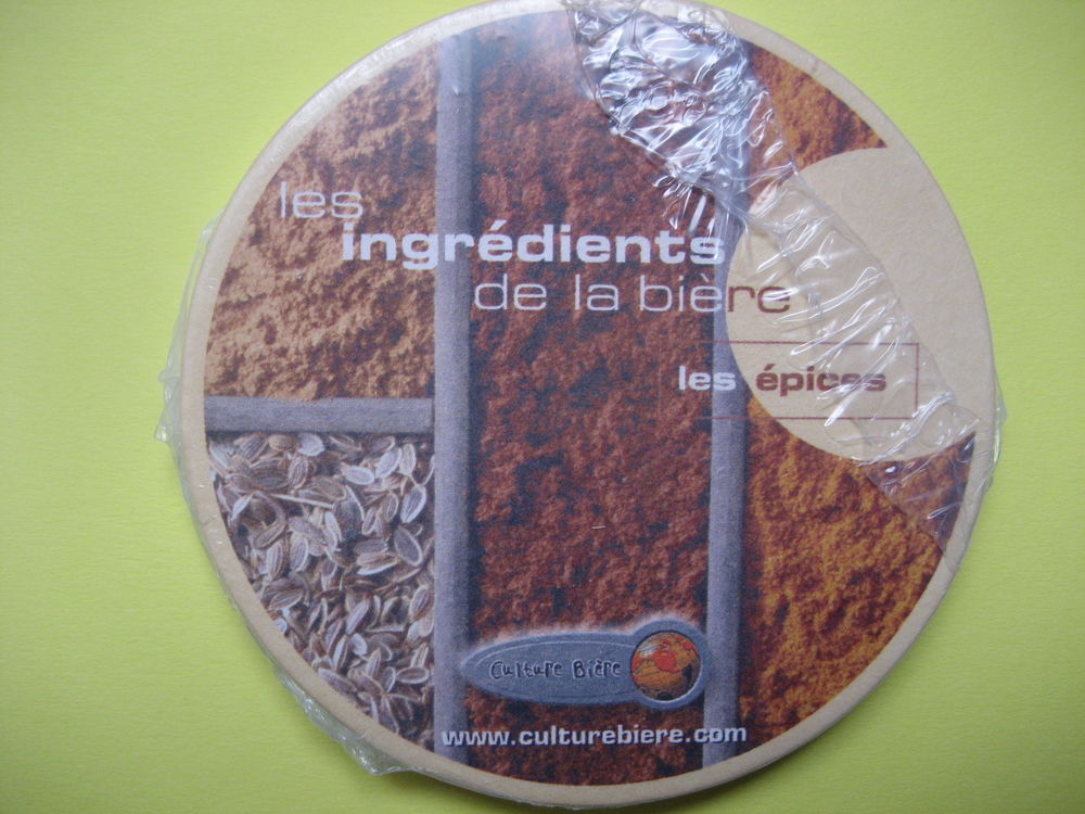 Lot de 6 sous-bock bi�re   Culture Bi�re   3 Reims (51)