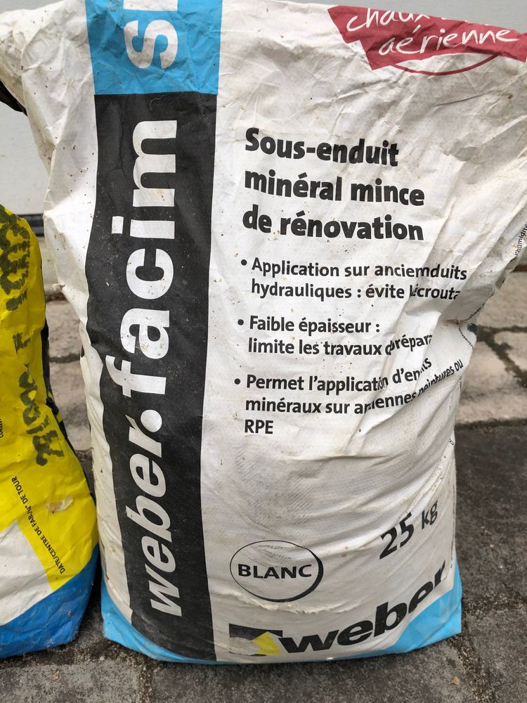 Sous-enduit min�ral mince de r�novation Weber.facim SH 20 kg 15 Dracy-le-Fort (71)