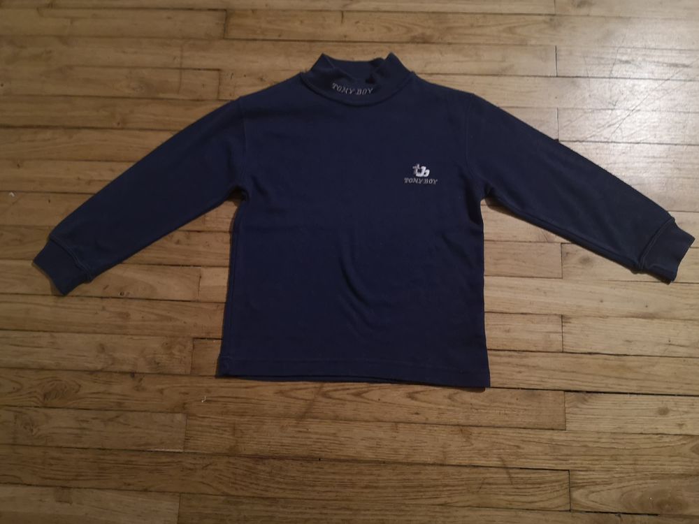 F 9 (28) - 6 ans - Sous-pull bleu  Tony Boy  0 Paris 13 (75)