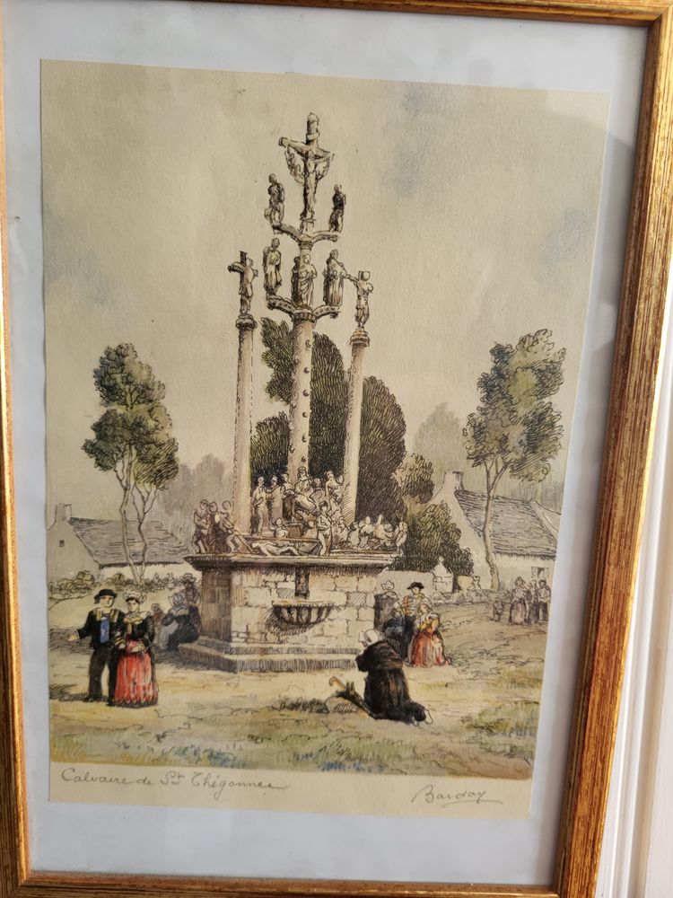 Sous-verre calvaires bretons. 15 Brest (29)