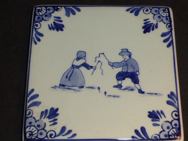 Sous verre carreau Delft bleu Holland jeux d'enfants 10 Rueil-Malmaison (92)