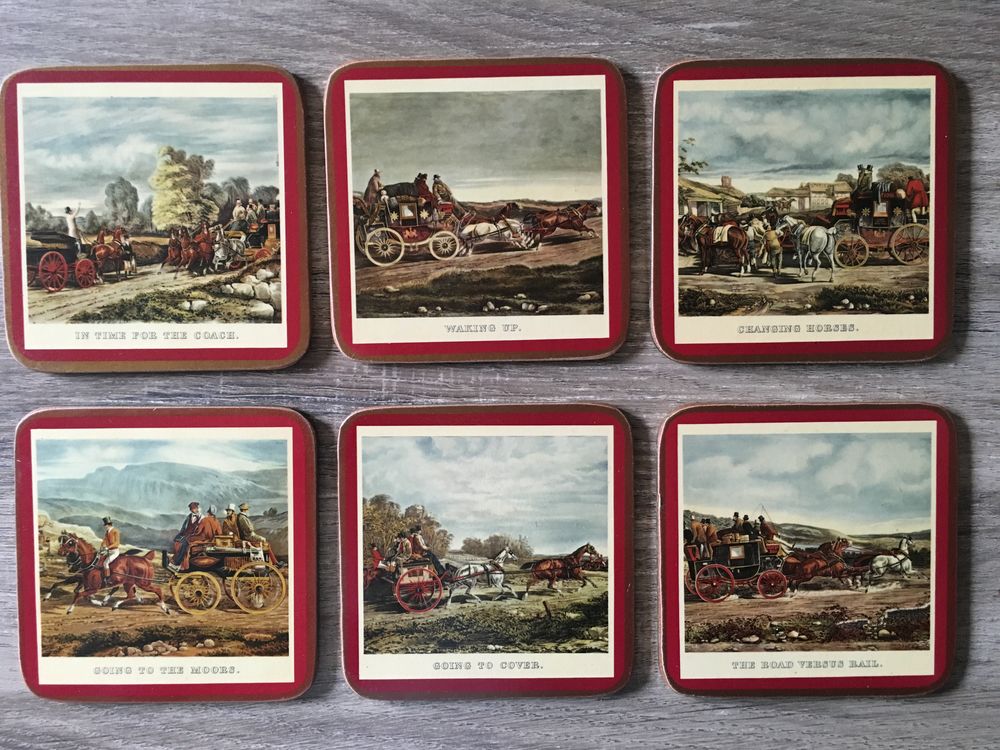 Lot de 12 sous verres Pimpernel, en li�ge 15 Arbanats (33)