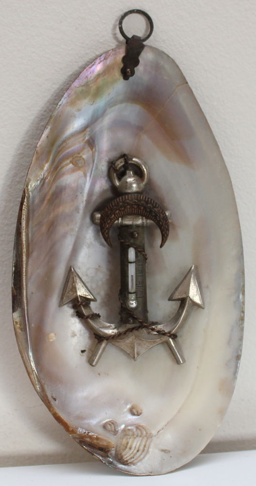 Souvenir du bord de mer ancre avec thermomètre
coquillage 30 Issy-les-Moulineaux (92)