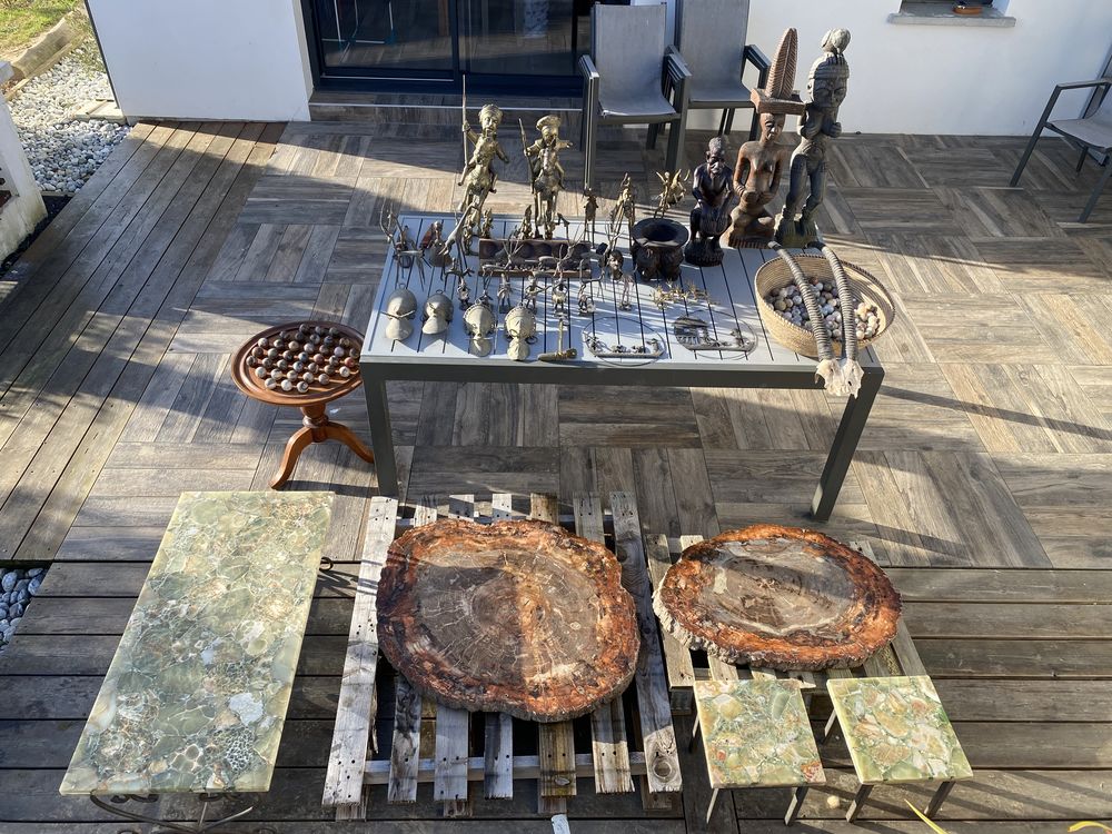 Lot de souvenirs Africains - provenance diverses 3000 Gamarde-les-Bains (40)