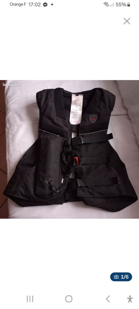 Air bag SPARK mod�le  M2 taille XS + manuel + 3 cartouches 230 Laize-la-Ville (14)