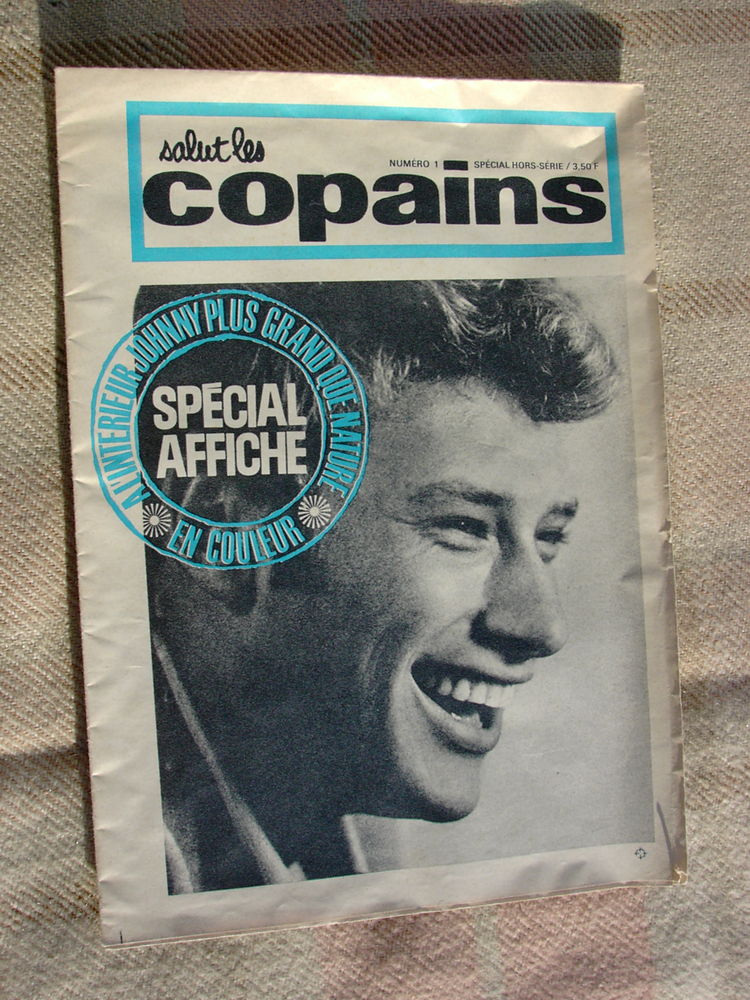 Sp�cial Affiche N� 1 Johnny Halliday, Salut les copains 50 Saint-Germain-du-Puy (18)