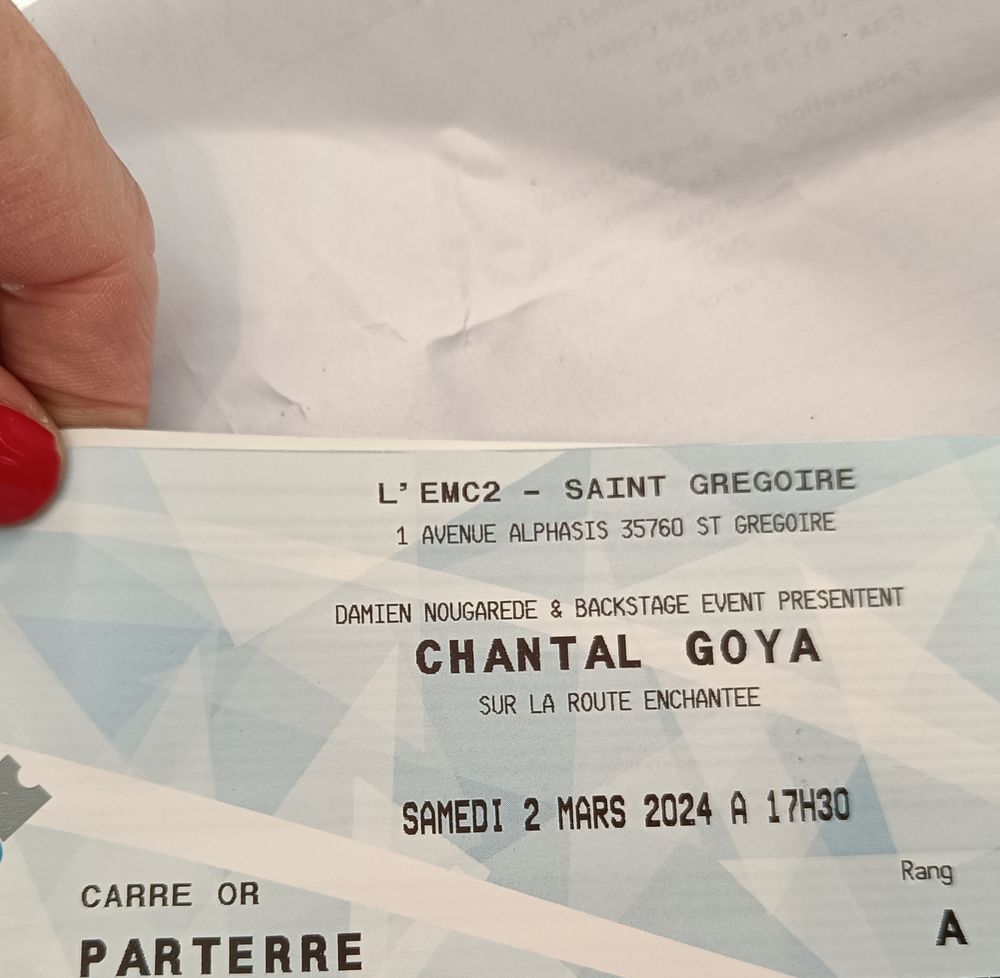 Spectacle de Chantal Goya le samedi 2 mars � l'emc2 � 17h30 150 Saint-Gr�goire (35)
