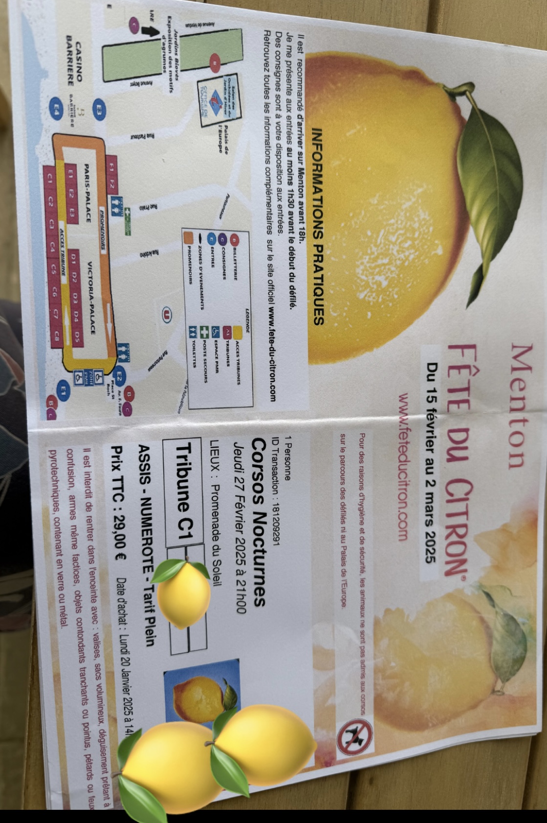 Spectacle corsos nocturnes 27/02/25 � 21h 100 Menton (06)