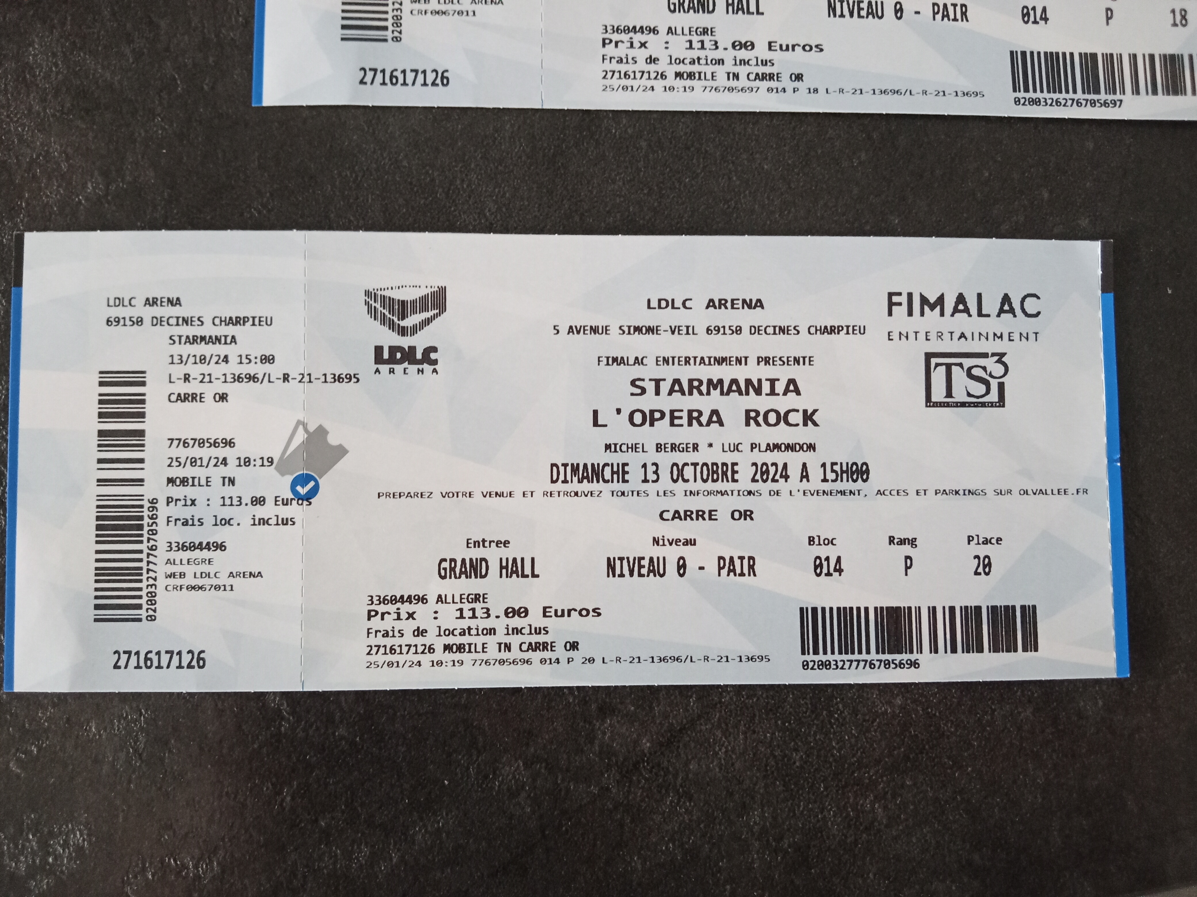 SPECTACLE STARMANIA OCTOBRE 2024 LYON 113 Le Bourget-du-Lac (73)