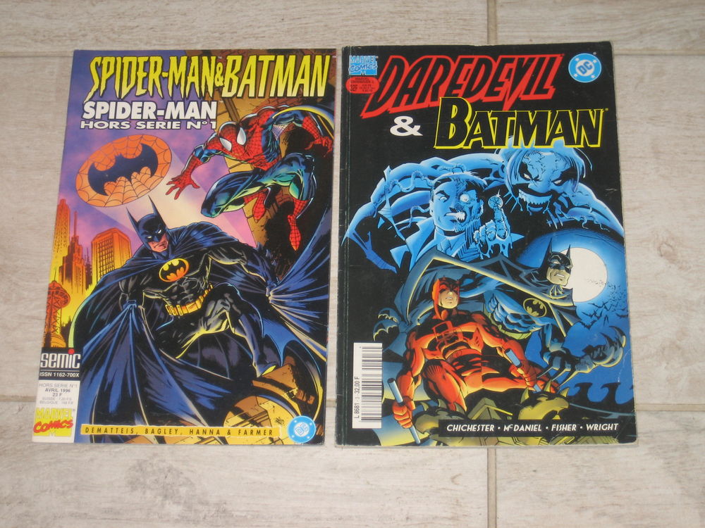 lot SPIDERMAN�BATMAN+ DAREDEVIL�BATMAN+SILVER SURFER�SUPERMAN marvel dc cross over 35 C�zy (89)