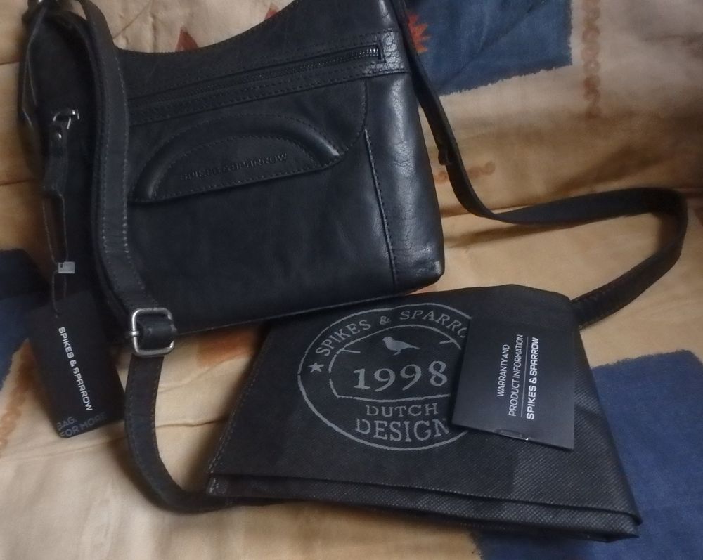 Spikes & Sparrow Bronco Elien Sac bandouli�re cuir finement 79 Colmar (68)