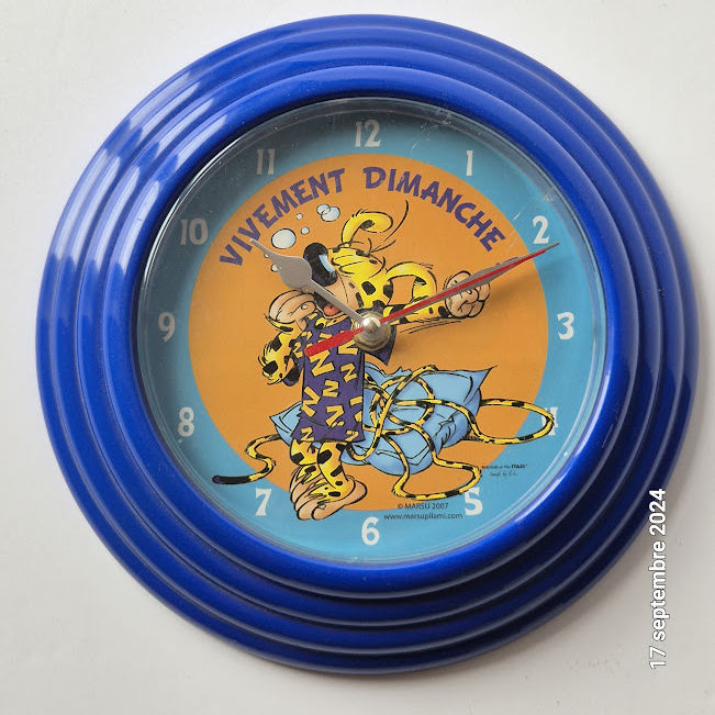 Spirou-Ancien Marsupilami Horloge, avenue des marques, 2007 5 Saumur (49)