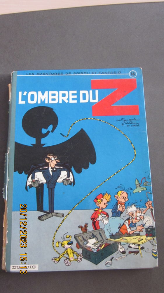 B D SPIROU ET FANTASIO L'OMBRE DU Z DE 1962 25 Coquelles (62)