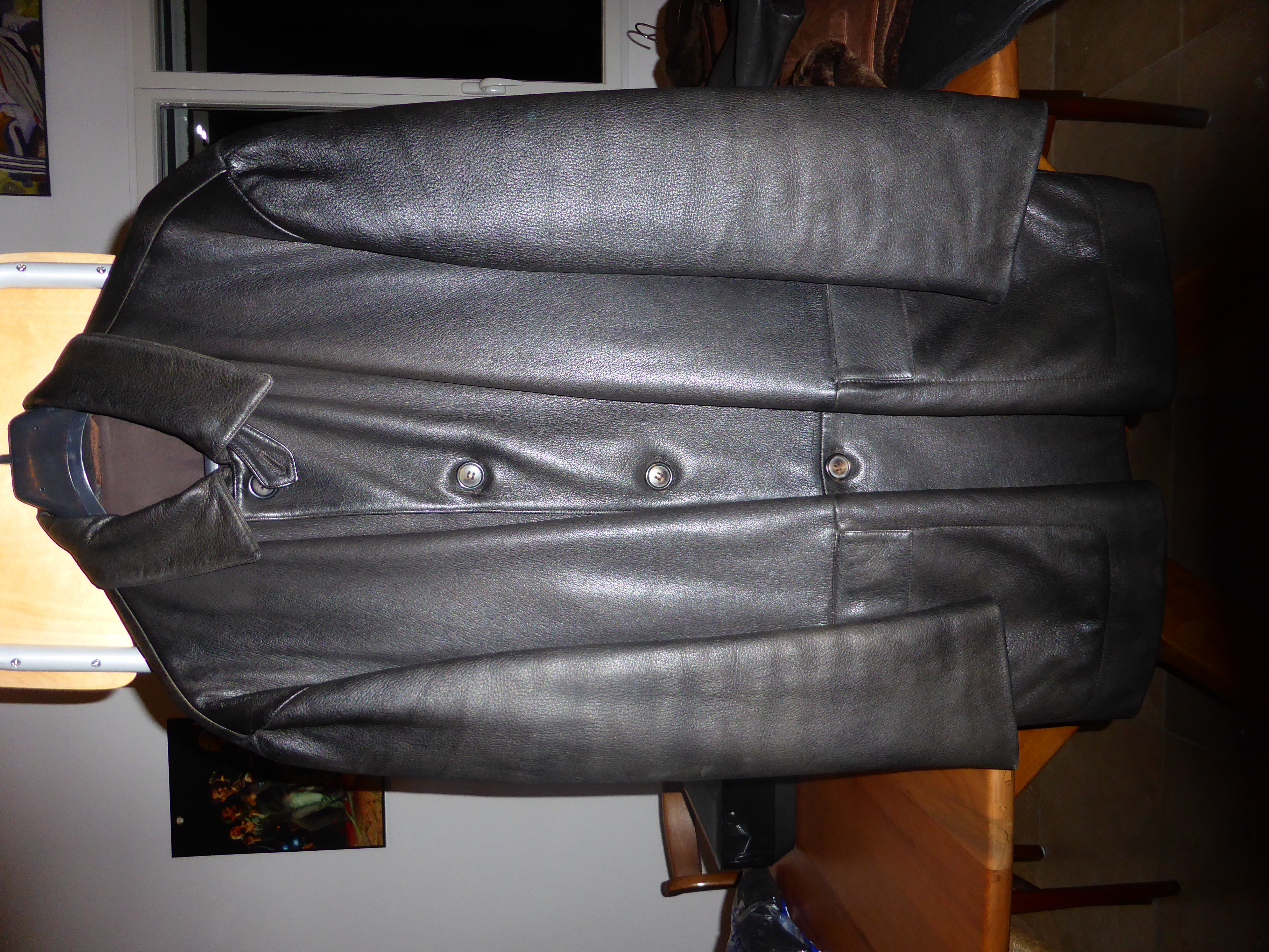 Splendide manteau cuir de cerf. 400 Saint-Affrique (12)