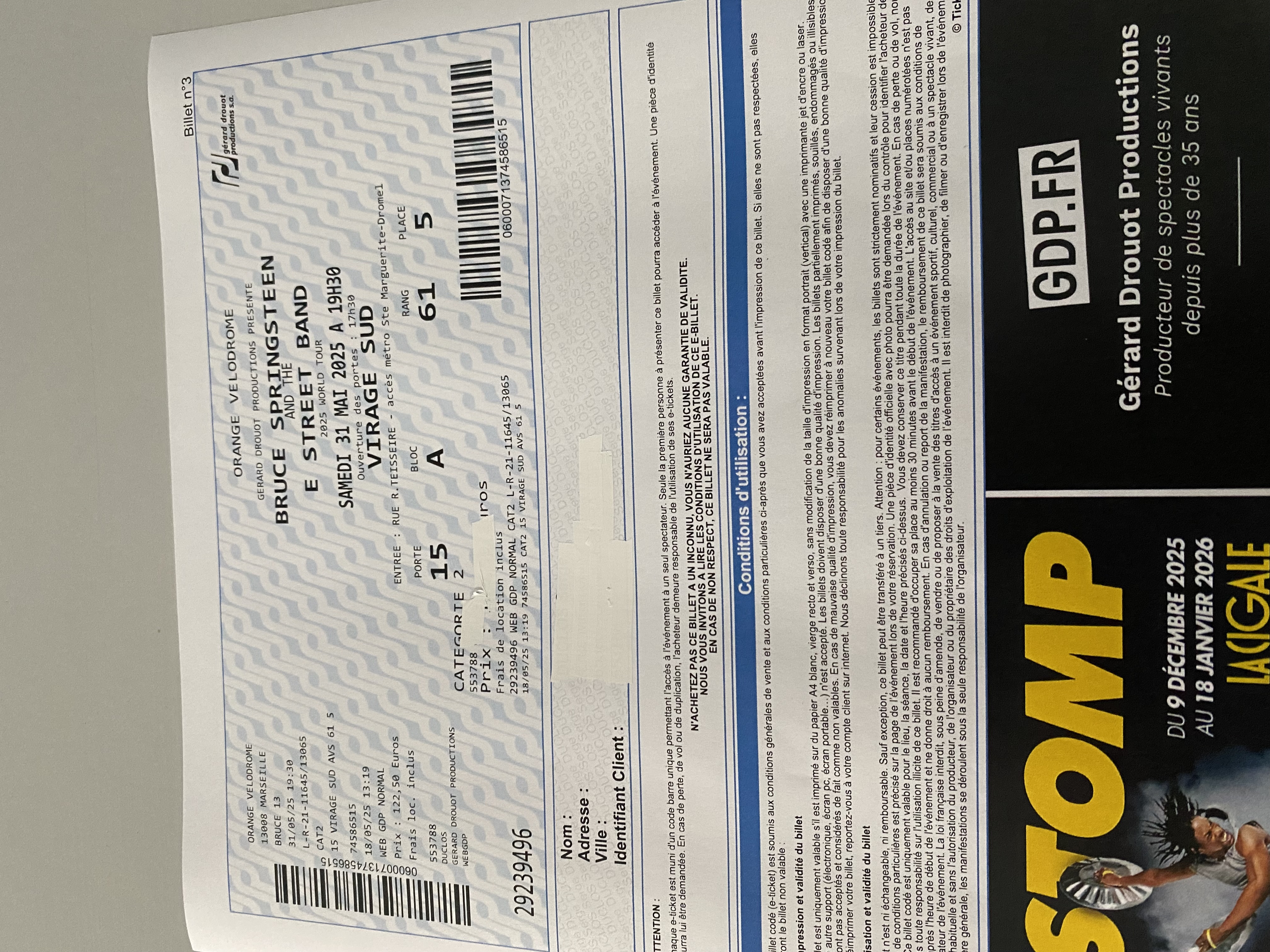 Springsteen Marseille 1 Tarbes (65)