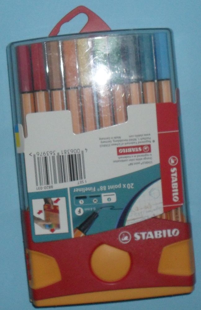 20 Stabilo Point 88 Stylo Fineliner 0,4 mm .
NEUFS.
20 Montreuil (93)