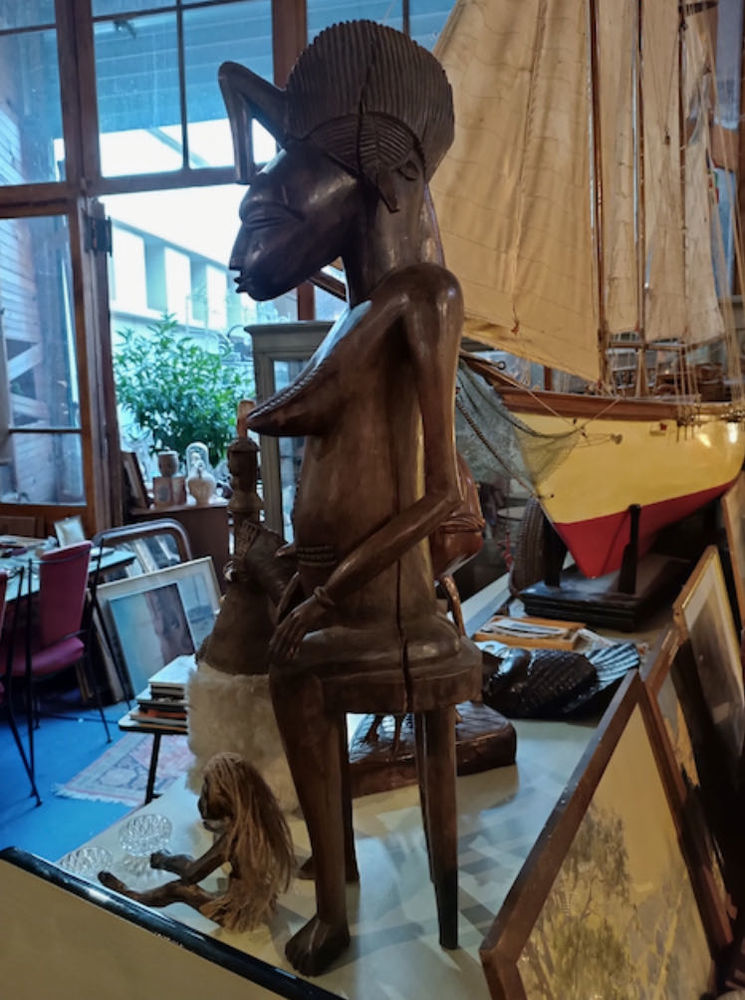 Statue Africain Senoufo Epoque XX�me 1000 Saint-Malo (35)