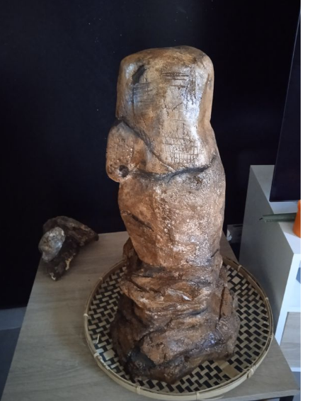 Statue fa�on rocaillage 80 Saint-Yorre (03)