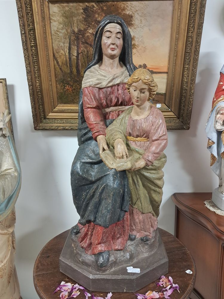 Statue, sculpture ancienne religieuse 1299 Ch�teau-l'�v�que (24)