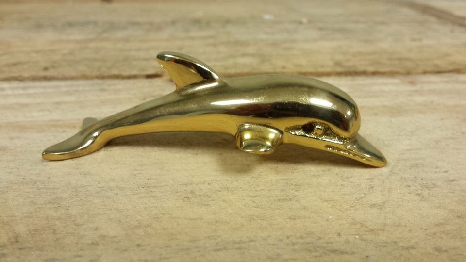 Statuette bronze dauphin seul 150 Tours (37)