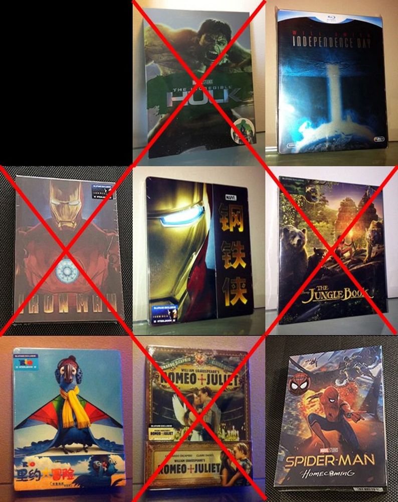 Blu Ray Steelbook de Chine et KR - mrtsteph 0 Nogent-sur-Marne (94)