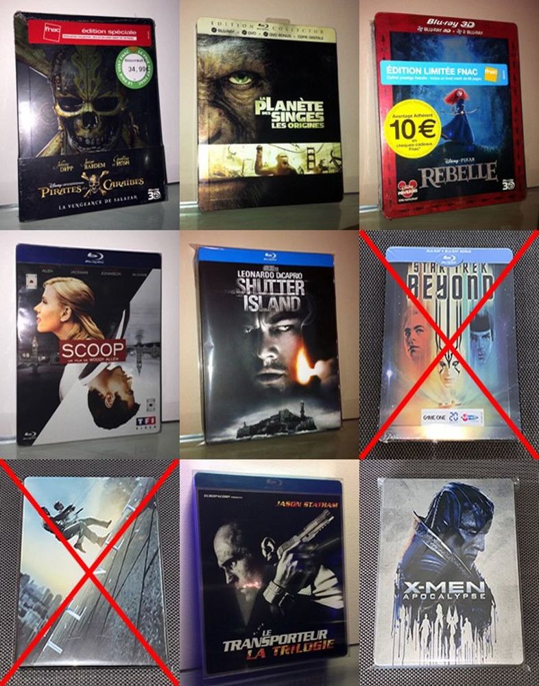 Blu Ray Steelbook de FR, BE, IT, UK - mrtsteph 0 Nogent-sur-Marne (94)