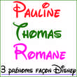 Stickers Personnalisés Vos Prénoms écriture Disney neuf 10 Saint-Quentin (02)
