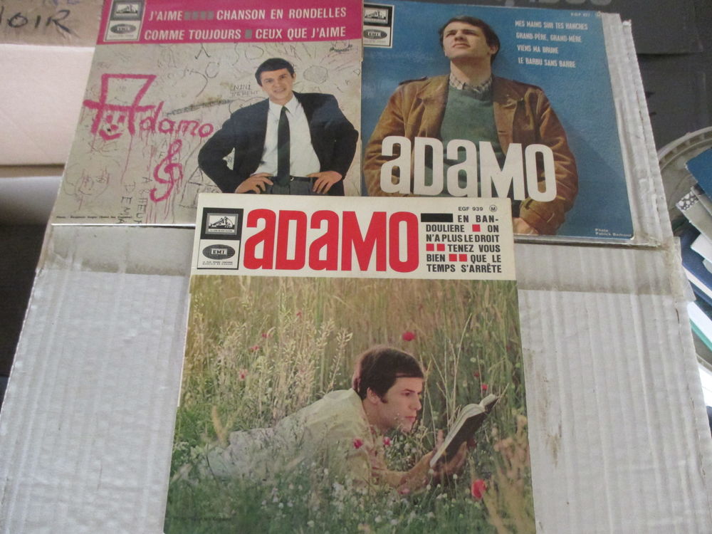 stock 45 et 33 tours vinyle vari�t� fran�aise et �trang�re . 0 Marseille 7 (13)