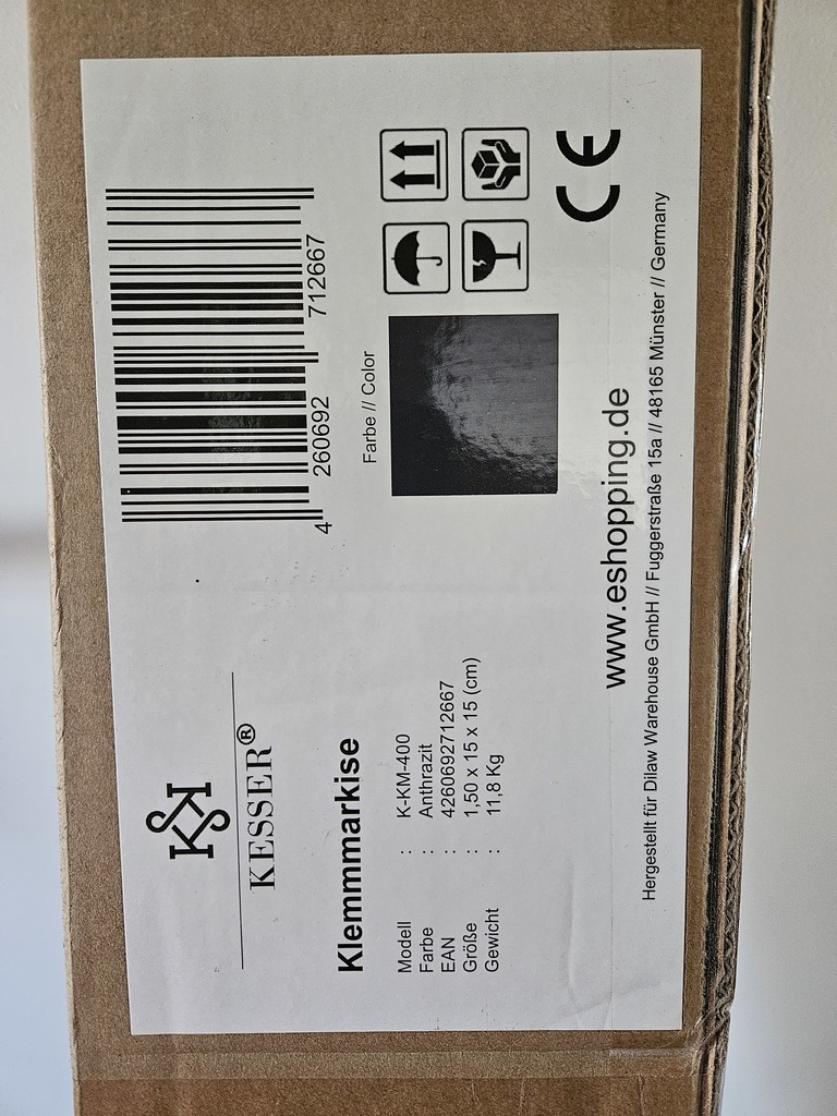 Store banne avec manivelle KESSER Anthracite Neuf 100 Honfleur (14)