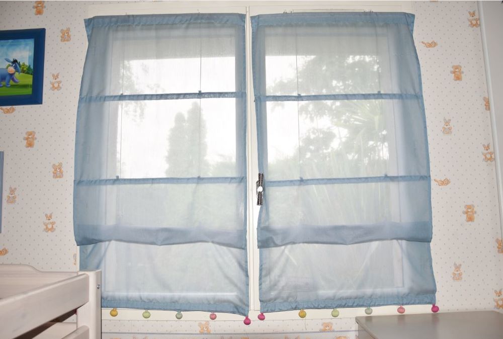 60 cm.  2 Stores bateau tamisant bleus. Id�al chambre enfant 50 Gujan-Mestras (33)