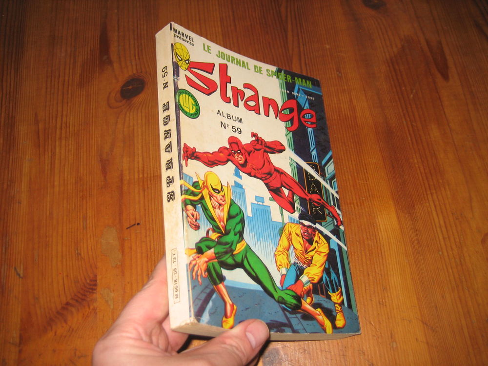 STRANGE album reli� 59 (176 A 178) AVEC POSTER PHOTONIK attach� LUG MARVEL COMICS 1984 20 C�zy (89)