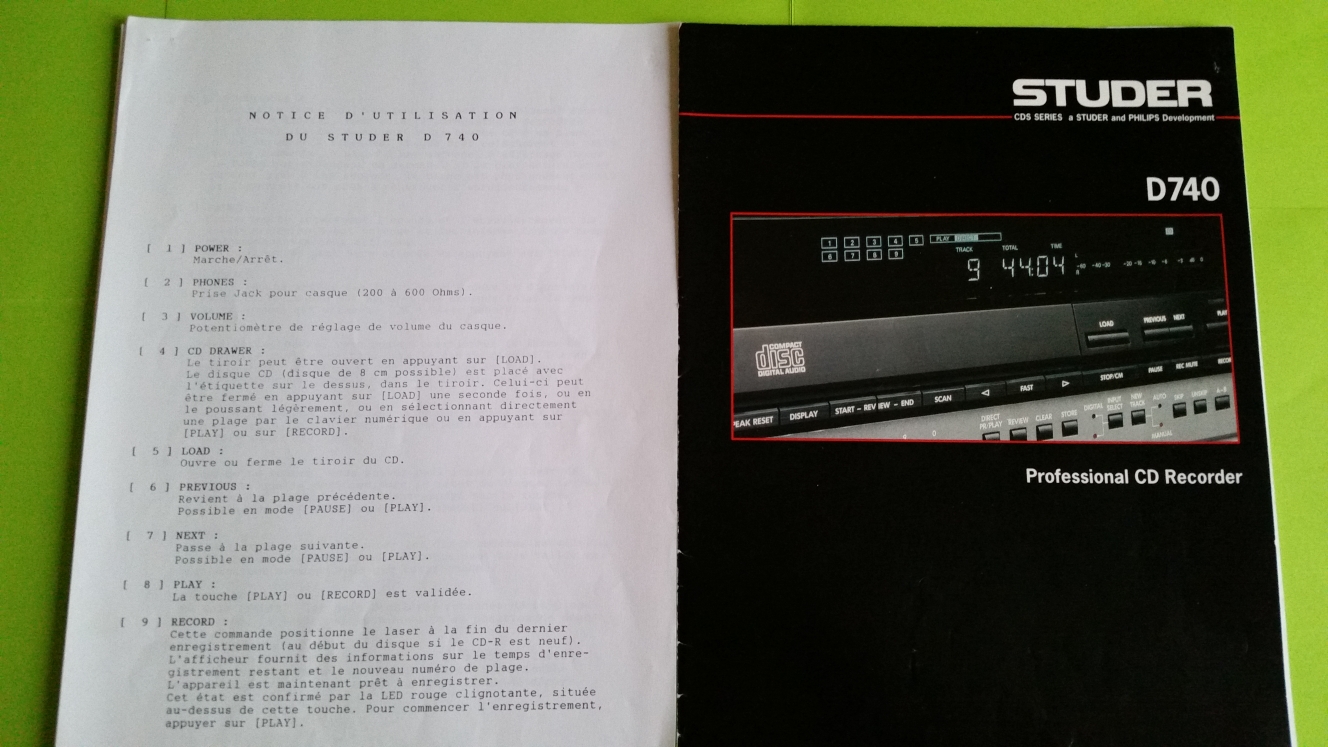 A 740 STUDER 0 Montpellier (34)