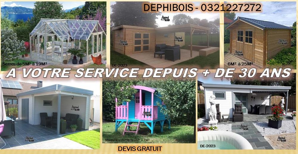 Studio de jardin de 9 à 40M² avec terrasse devis gratuit - Bureau de jardin , pool housse, extension DEVIS GRATUIT... 5000 Arras (62)